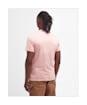 Men's Barbour Fly Short Sleeve Cotton T-Shirt - Pink Mist