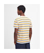 Men's Barbour Whitwell Stripe Short Sleeve Cotton T-Shirt - Honey Gold 