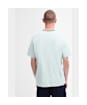 Men's Barbour International Filton Open Cuff Cotton T-Shirt - Green Fig