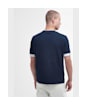 Men's Barbour International Heim Short Sleeve Cotton T-Shirt - Navy