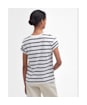 Women's Barbour Otterburn Stripe T-Shirt - WHITE/NAVY 2