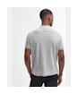 Men's Barbour International Wilton Terry Polo Shirt - Grey Marl