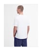 Men's Barbour International Mondrian Colour Blocked T-Shirt - White