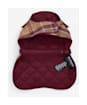 Barbour Quilted Tartan Dog Coat - Muted Cabernet