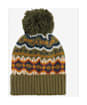 Men’s Barbour Case Fair Isle Beanie - Olive