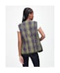 Women's Barbour Quilted Tartan Betty Waistcoat / Zip-In Liner - Classic Tartan