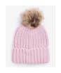 Women's Barbour Saltburn Bobble Hat - Lavender Haze