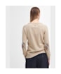 Women’s Barbour Pendle Crew Knit Sweater - HONEY/HESSIAN TA