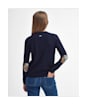 Women’s Barbour Pendle Cardigan - NAVY/HESSIAN TAR