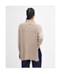 Women’s Barbour Stitch Guernsey Cape Jumper - White Pepper