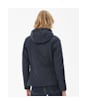 Women's Barbour Millfire Quilted Jacket - Navy / Classic