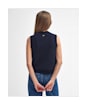 Women's Barbour Charlene Sleeveless Knitted Jumper - Navy