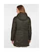 Women's Barbour Bower Waxed Jacket - Olive