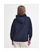 Women's Barbour Northumberland Hoodie - Navy / White