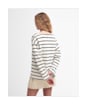 Women's Barbour Caroline Crew Neck Sweatshirt - EGGSHELL STRIPE