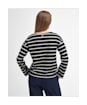 Women's Barbour Caroline Crew Neck Sweatshirt - Black Stripe