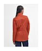 Women's Barbour Cavalry Polarquilt Jacket - Spiced Pumpkin