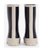 Women’s Barbour Banbury Mid Height Wellington Boots - Black / White Pepper