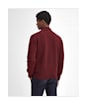 Men's Barbour Essential Wool Half Zip Sweater - Ruby