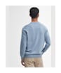 Men's Barbour Pima Cotton Crew Neck Sweater - Mineral Blue