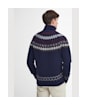 Men's Barbour Roose Fair Isle Rollneck - Navy