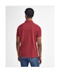 Men's Barbour Tartan Pique Polo Shirt - Highland Red