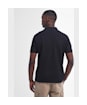 Men's Barbour International Essential Polo - Black / Pewter