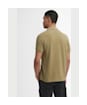 Men's Barbour International Albury Short Sleeve Polo Shirt - Bleached Olive