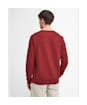 Men's Barbour Prep Logo Crew Sweater - Highland Red