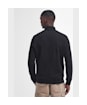 Men’s Barbour International Essential Half Zip Sweater - Black / Pewter