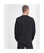 Men's Barbour International Shadow Crew Sweatshirt - Black / White