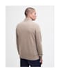 Men's Barbour Nelson Half Zip Sweater - Stone