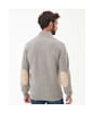 Men's Barbour Patch Zip Through Sweater - New Stone