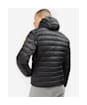 Men’s Barbour International Racer Ouston Hooded Quilted Jacket - Black