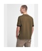 Men's Barbour International Heim Short Sleeve Cotton T-Shirt - Military Olive