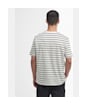 Men's Barbour International Bernie Stripe Cotton T-Shirt - Whisper White