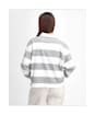 Women's Barbour Marsden Oversized Rugby Top - Whisper White Stripe