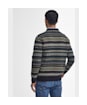 Men's Barbour Case Fairisle Crew Neck Jumper - Black Marl