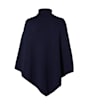 Women's Holland Cooper Roll Neck Knitted Cape - Ink Navy