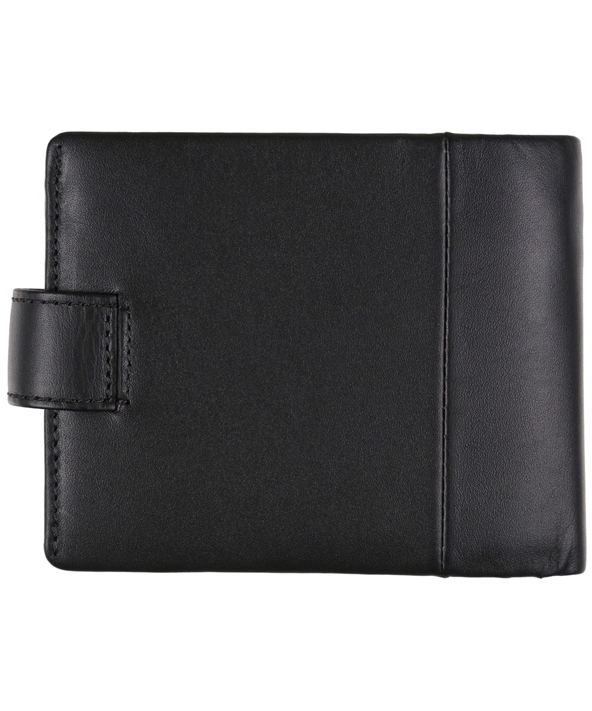 Men's Williams Leather Wallet with Coin Pocket and Tab Closure