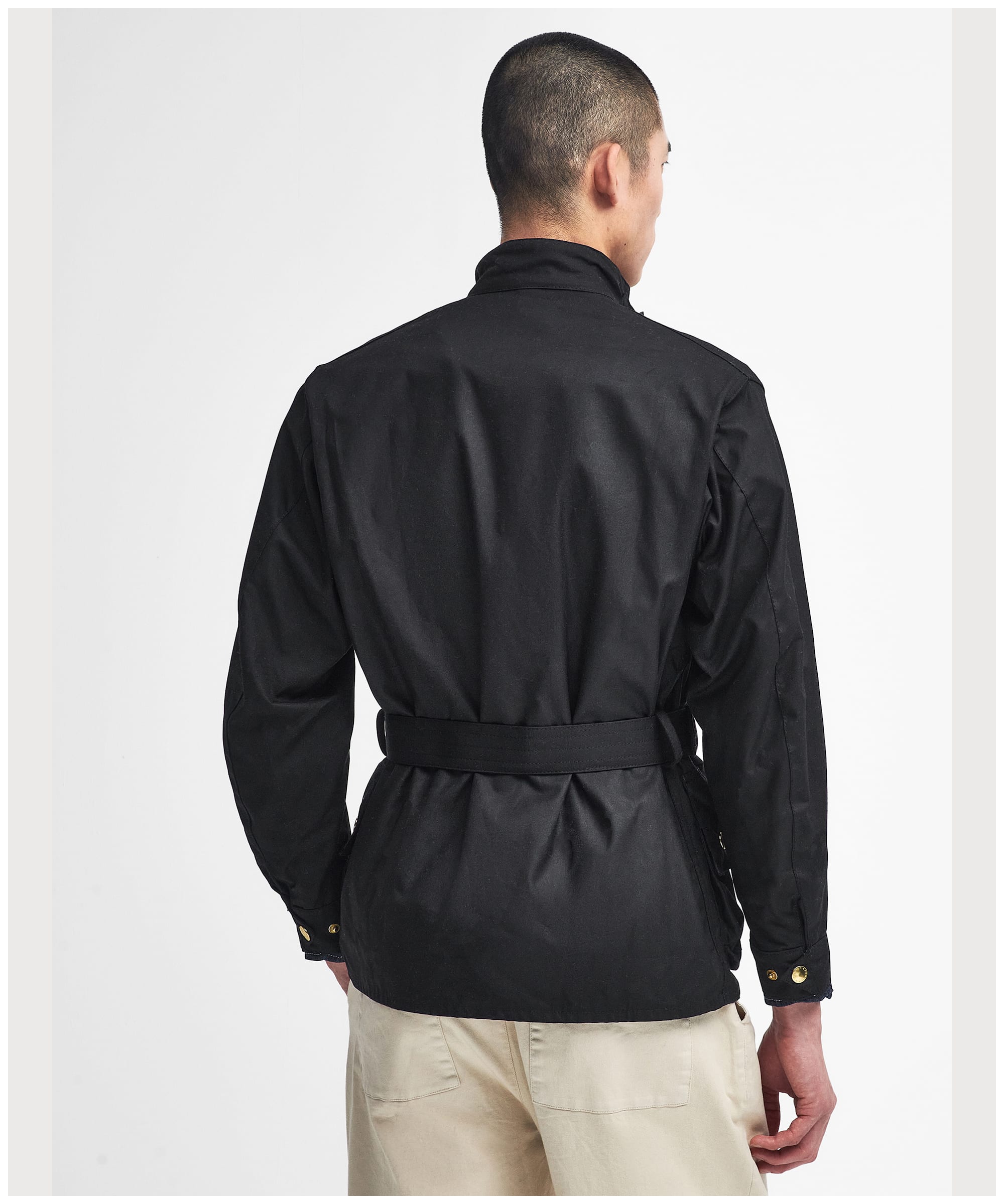 【新品】Barbour INTERNATIONAL ORIGINAL 36 ⑧ New BARBOUR INTERNATIONAL Jack Wax Skull Logo Rider Limited