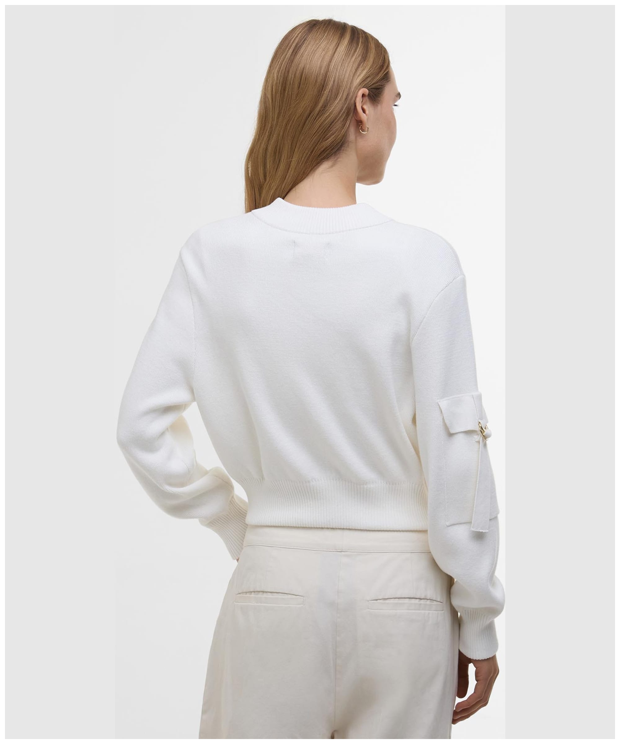 Bárbara Bomber jacket white