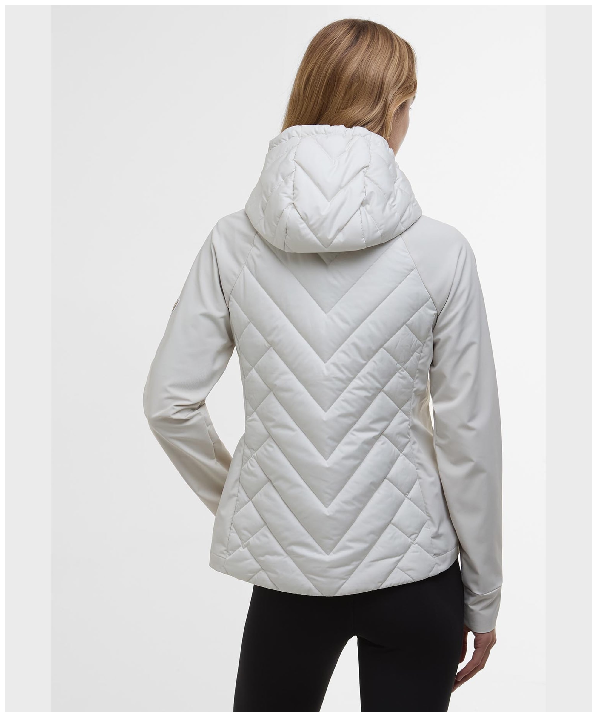 Women's Barbour International Dakota Quilted Sweater Jacket