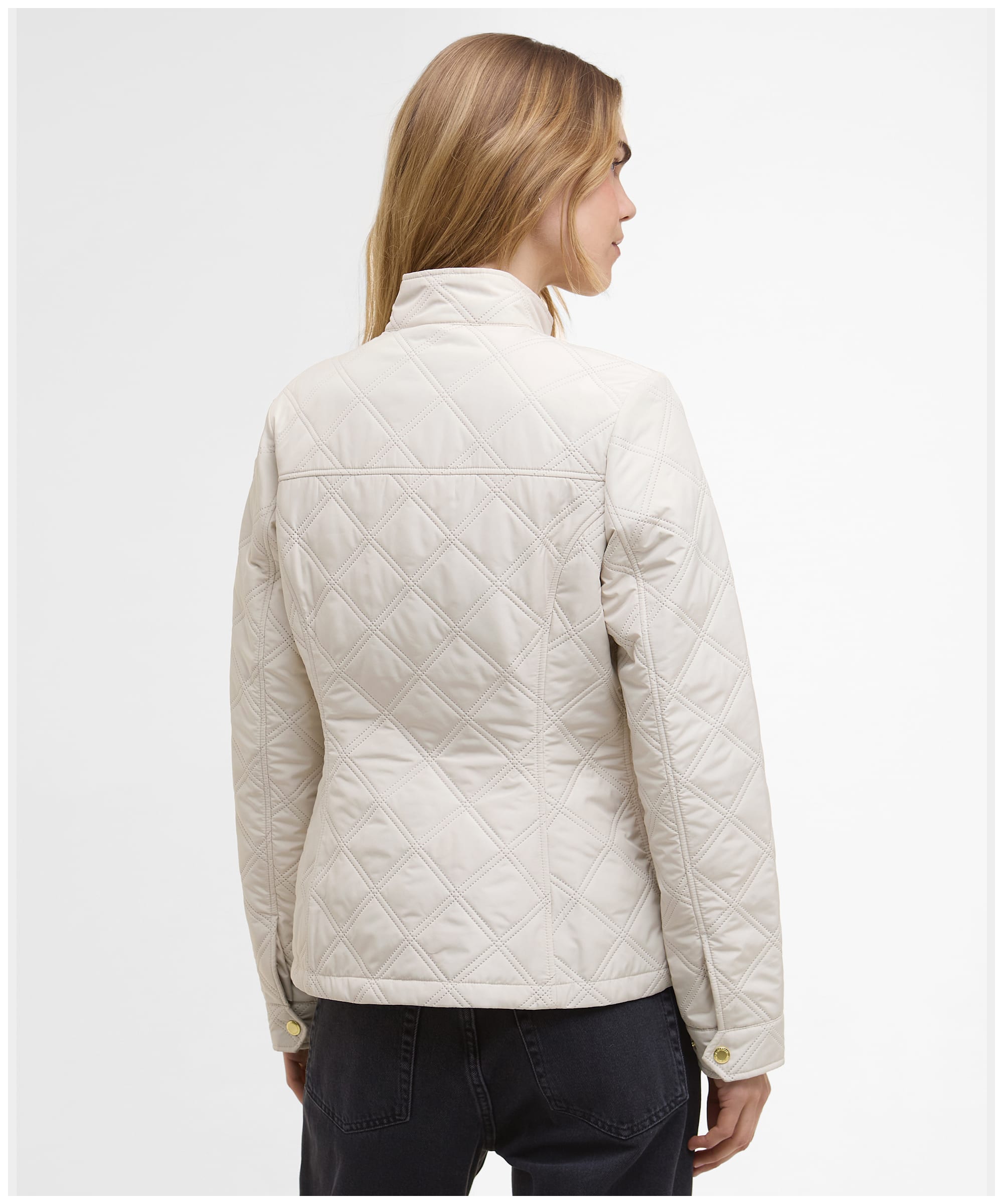 Barbour Classic Barbour Wool Jacket Womens Silver Women's Barbour