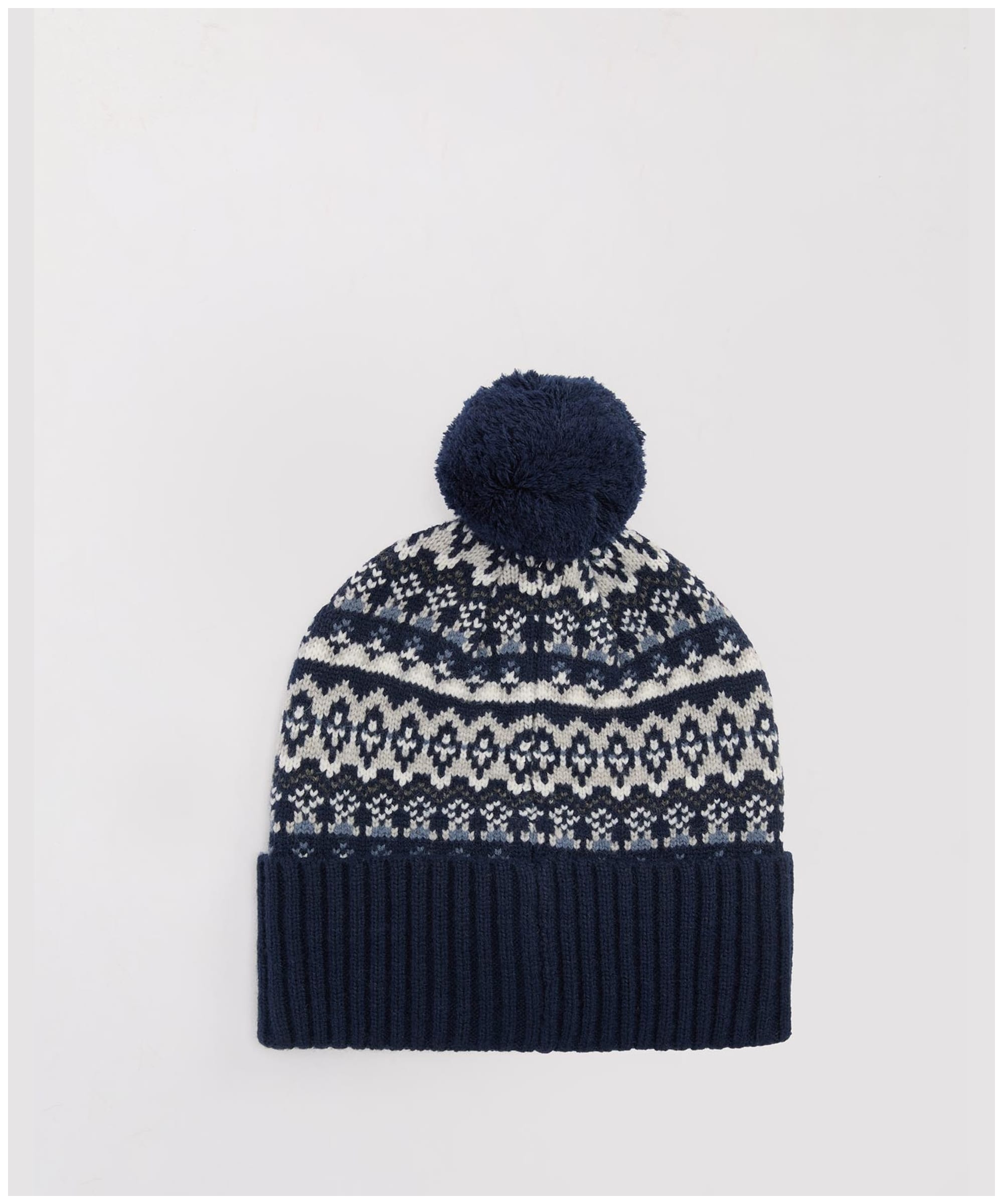 Men's Barbour Marlow Fair Isle Pom Beanie Hat
