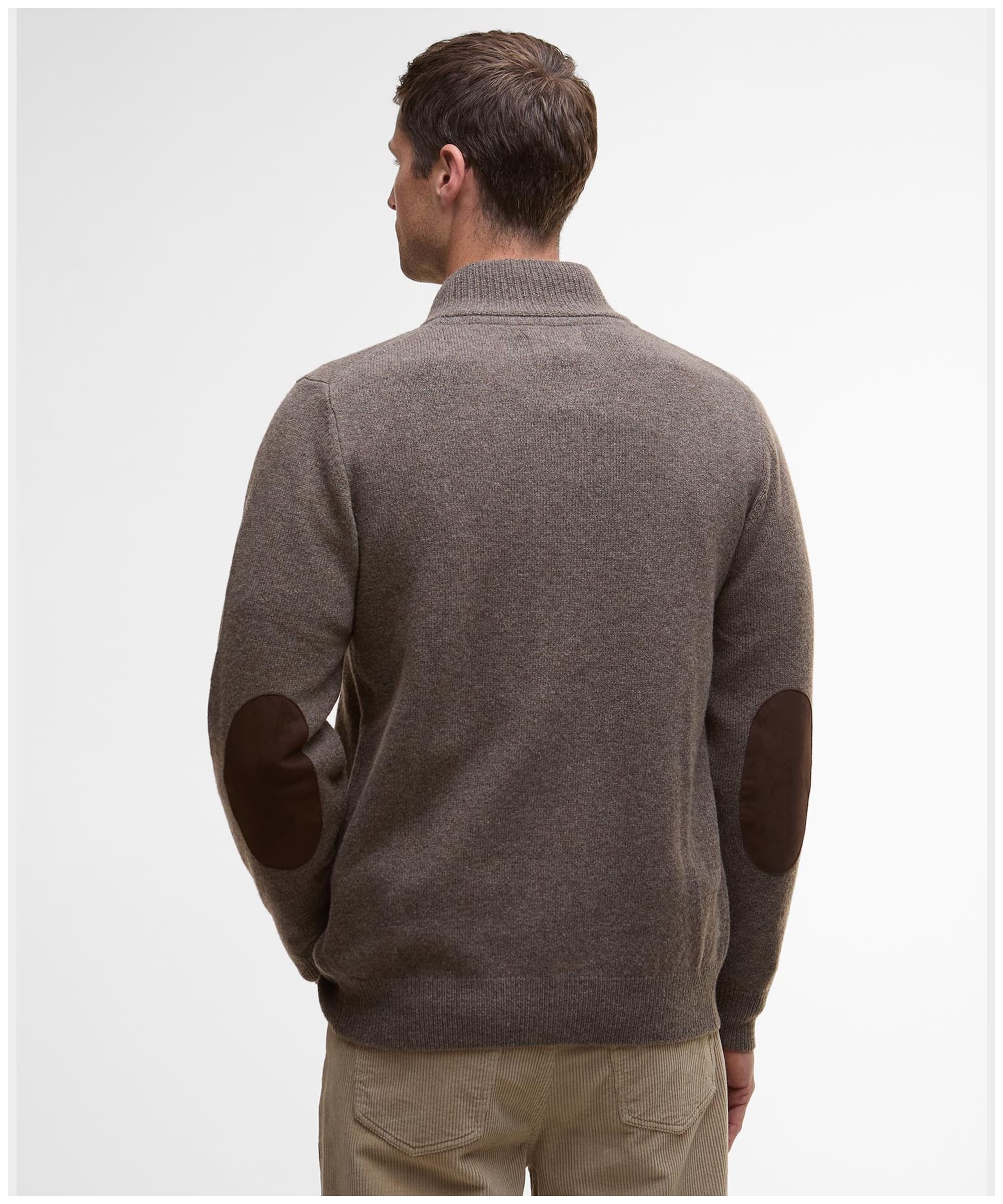 (取寄) バブアー メンズ エッセンシャル パッチ クルー Barbour men Essential Patch Barbour Essential Patch Zip Knitted Jumper | Men's Shirts