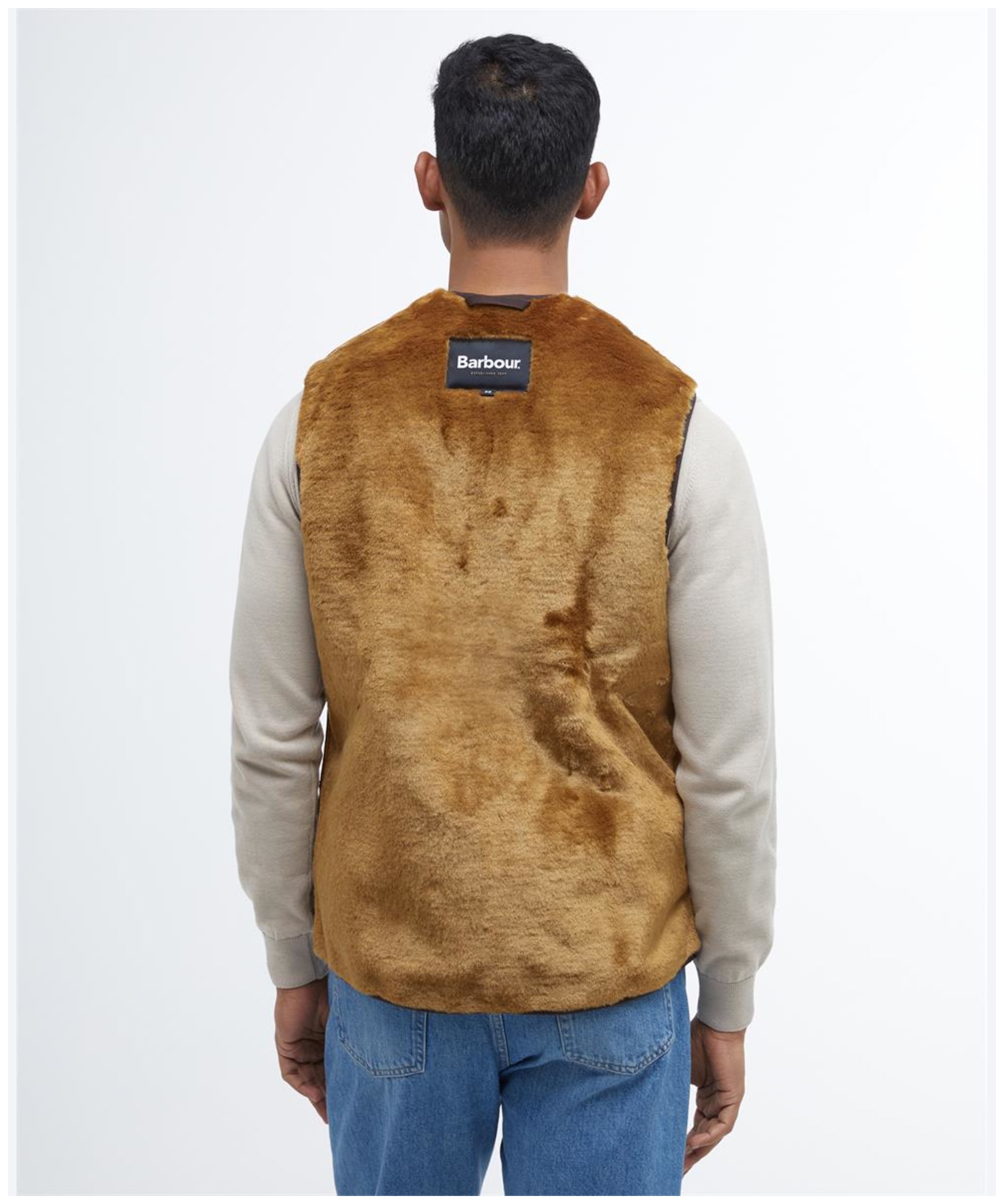Men's Barbour Warm Pile Waistcoat / Zip-In Liner