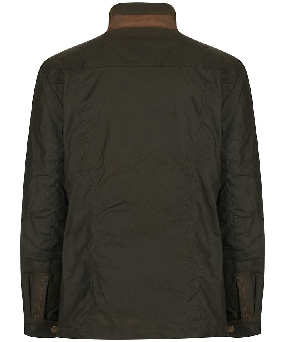 Barbour lutz waxed jacket top