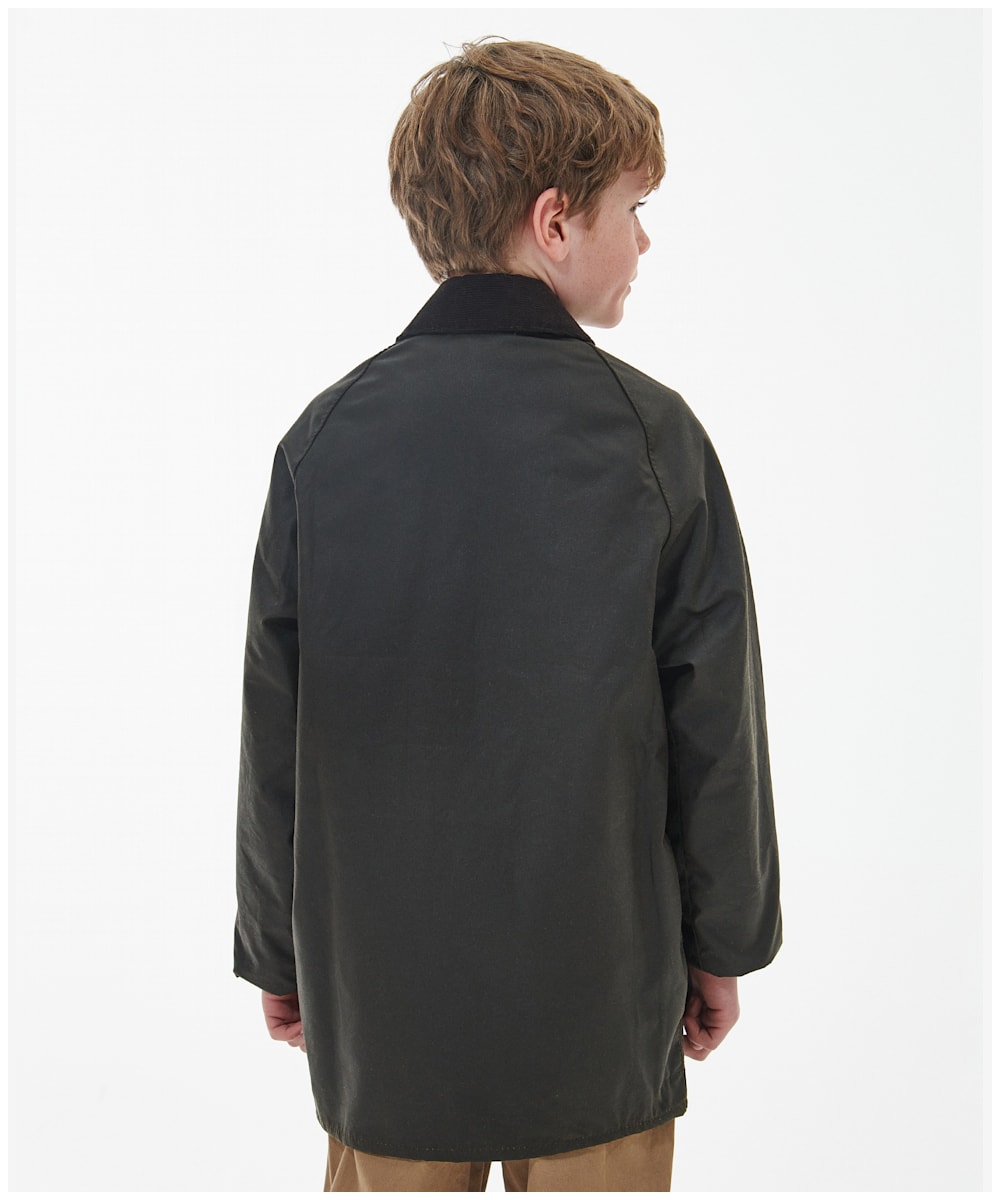 Children's wax barbour jackets clearance