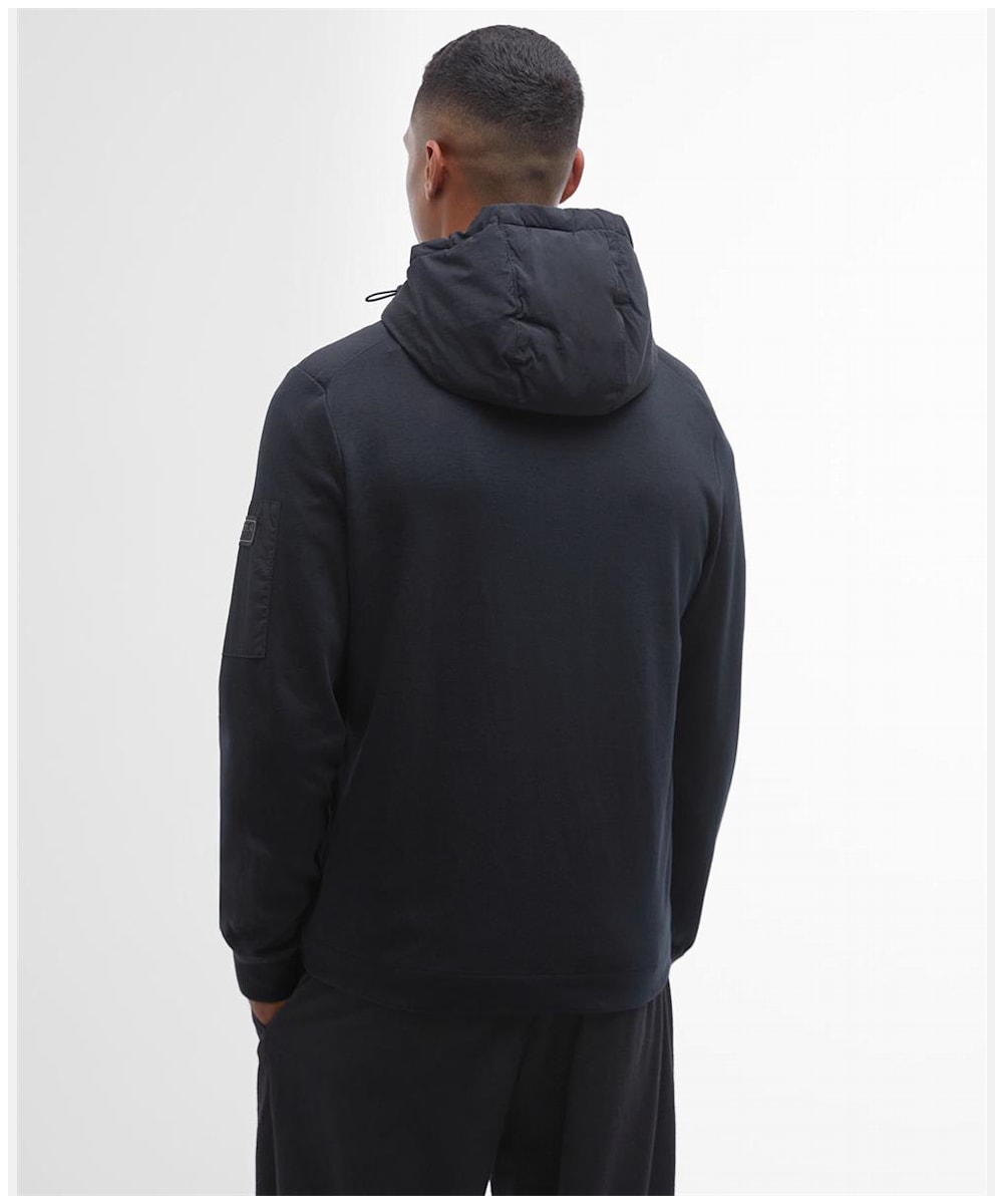 Men s Barbour International Stanley Hooded Quilted Sweat
